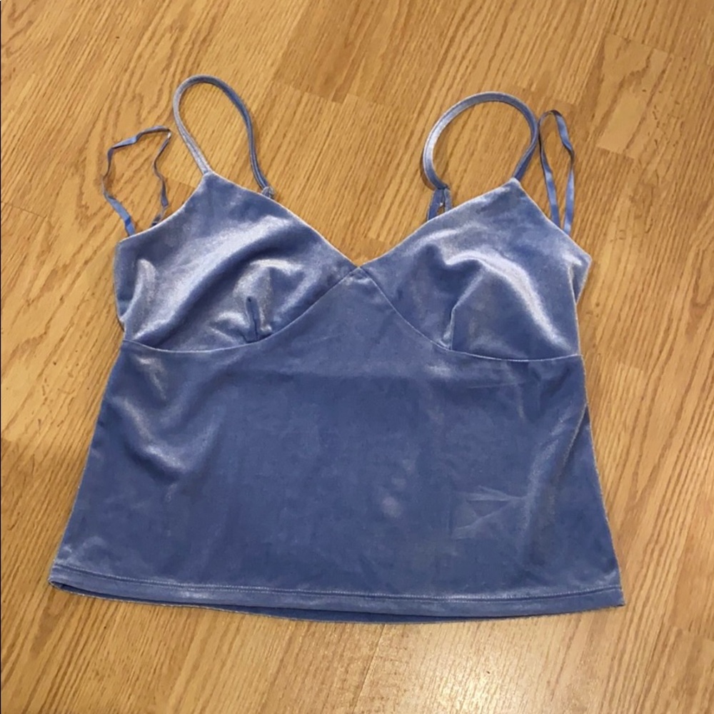 Velvet tank top